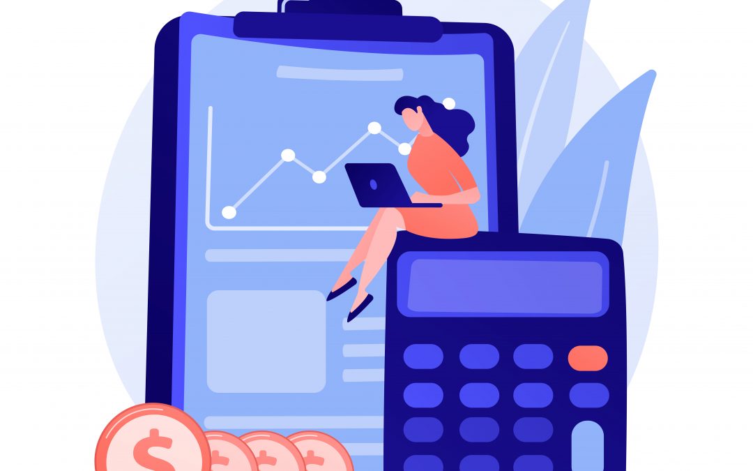 financial audit vector concept metaphor